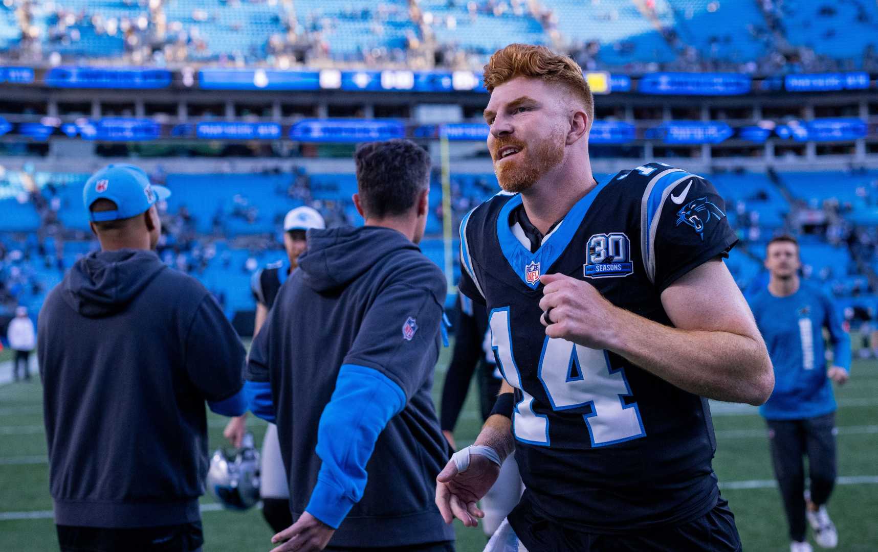 Andy Dalton Carolina Panthers Contract Signing