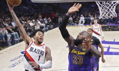 Anfernee Simons Trail Blazers Lakers Game