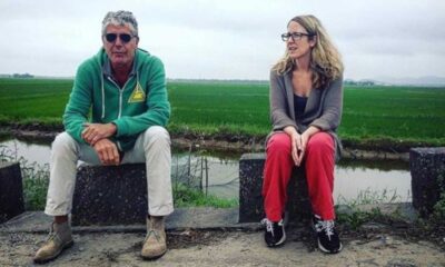 Anthony Bourdain And Laurie Woolever Together