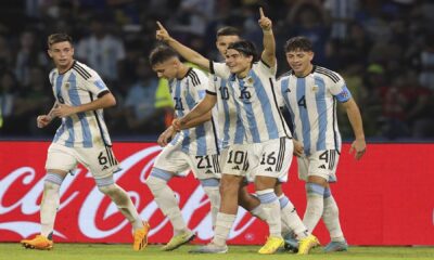 Argentina U 20 Football Team Celebration