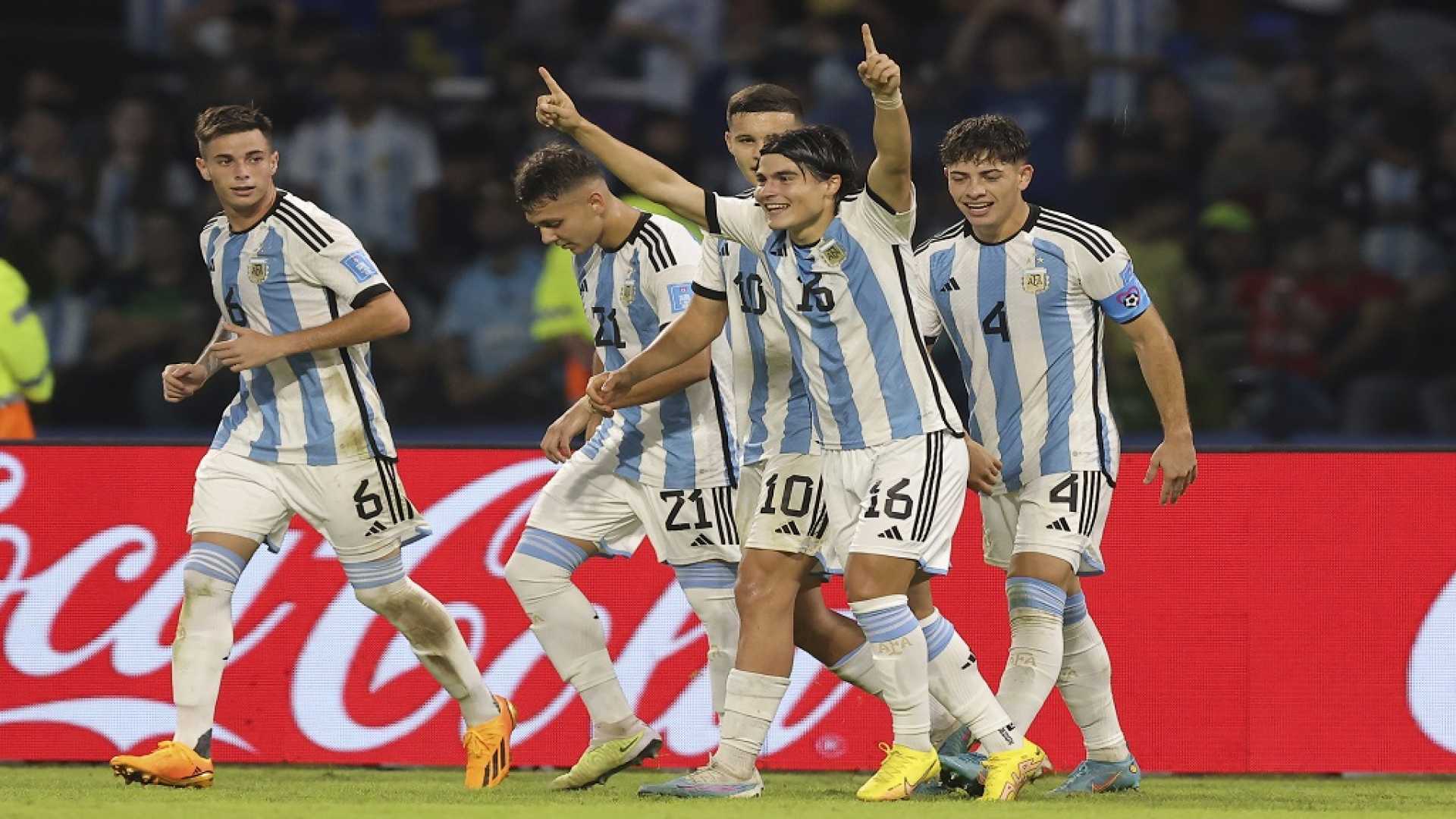 Argentina U 20 Football Team Celebration