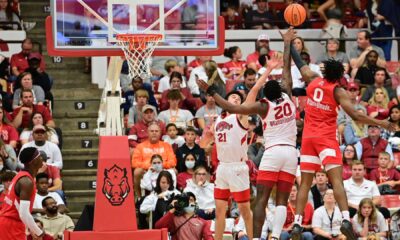 Arkansas Razorbacks Basketball Team Action