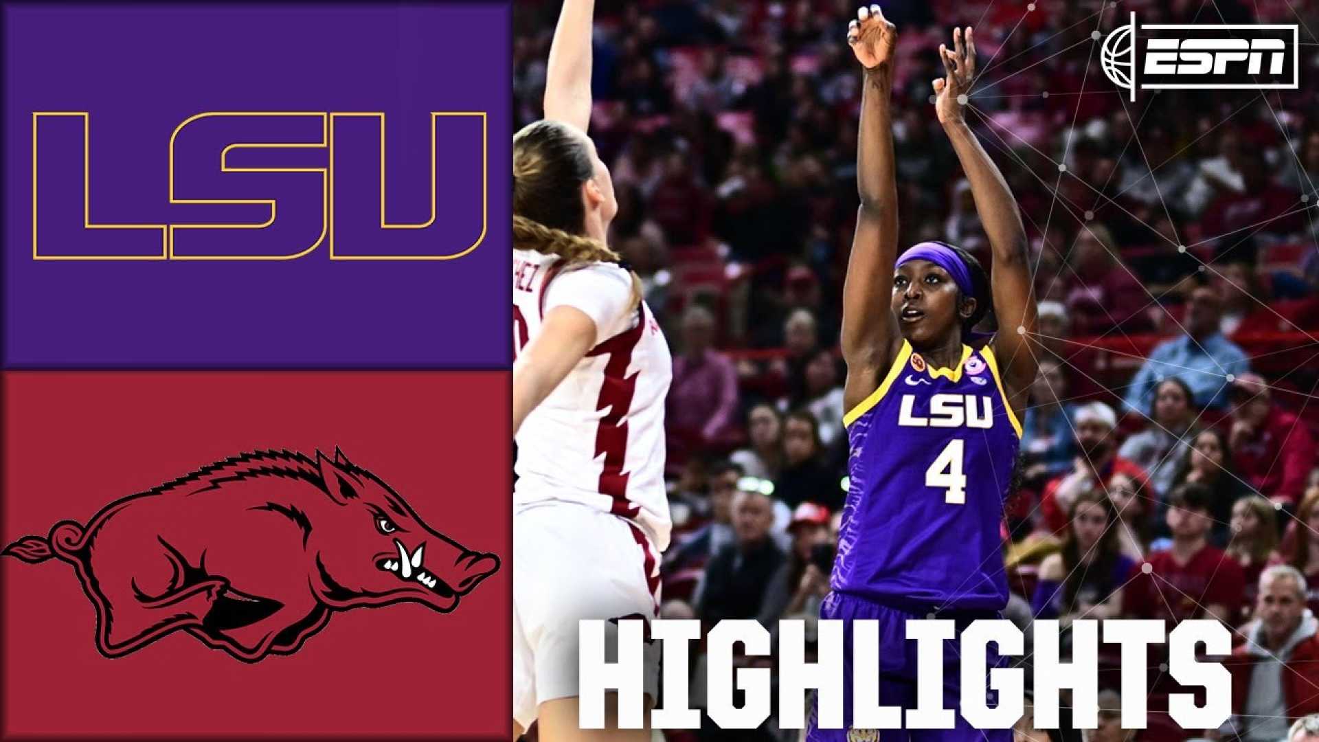 Arkansas Razorbacks Vs Lsu Tigers Basketball Game