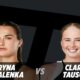 Aryna Sabalenka Clara Tauson Wta Dubai Tennis Match