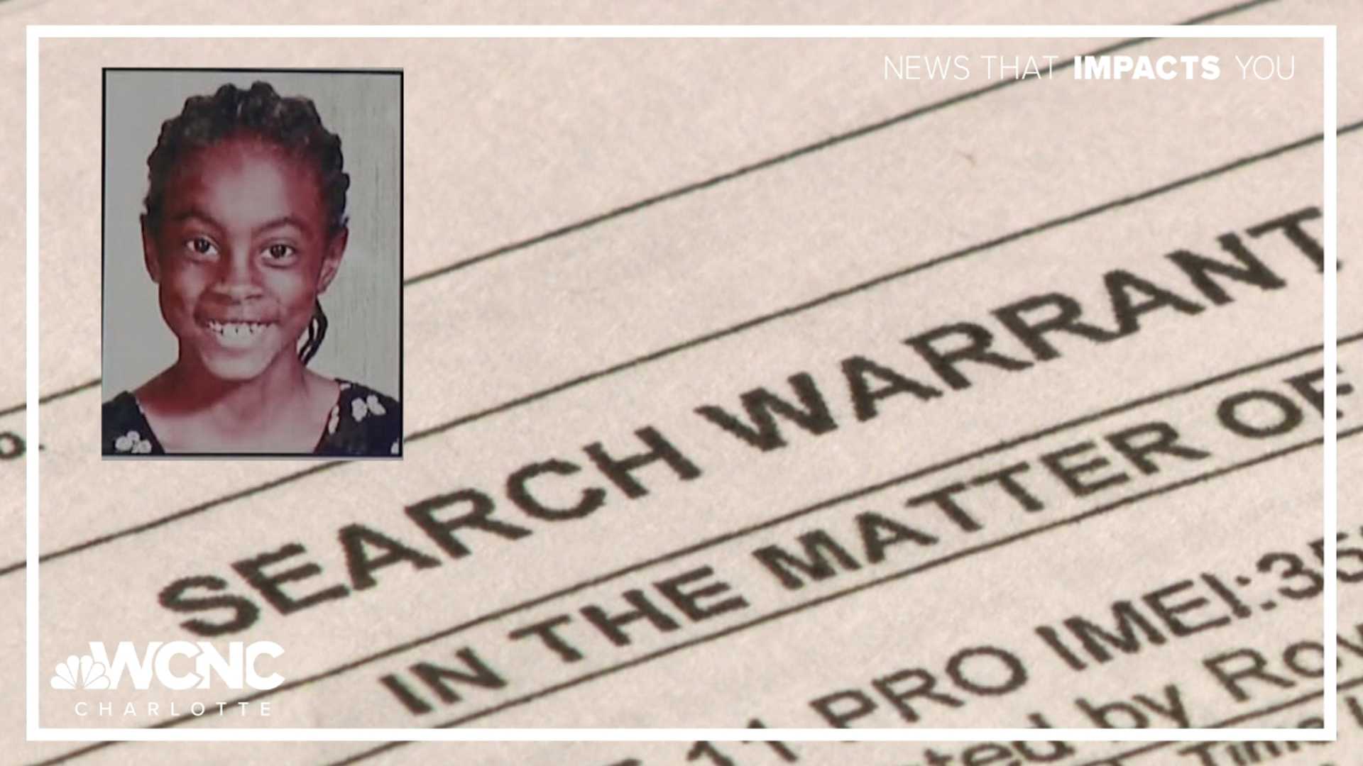 Asha Degree Disappearance Investigation Search Warrants