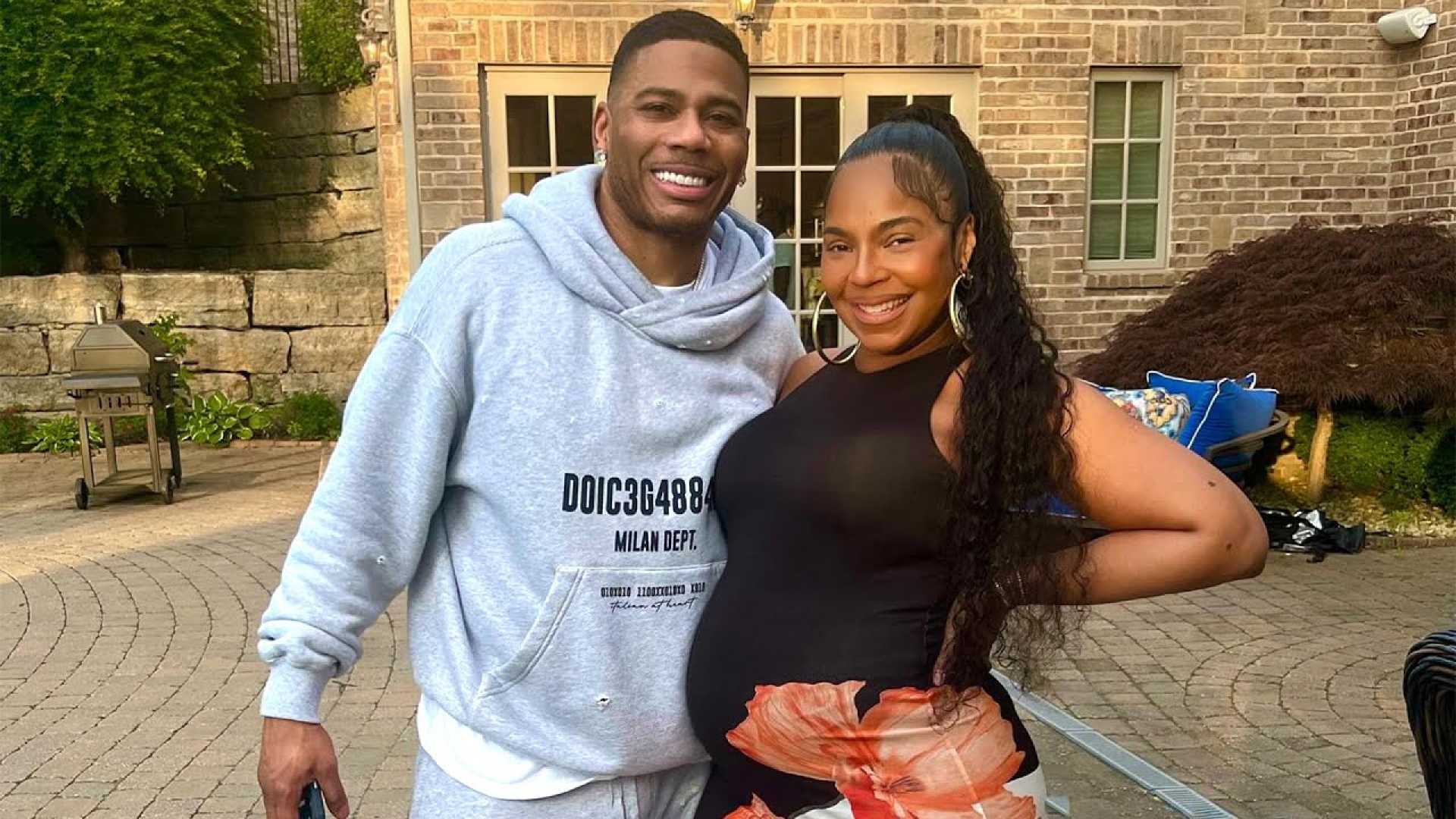 Ashanti And Nelly With Their Baby Son