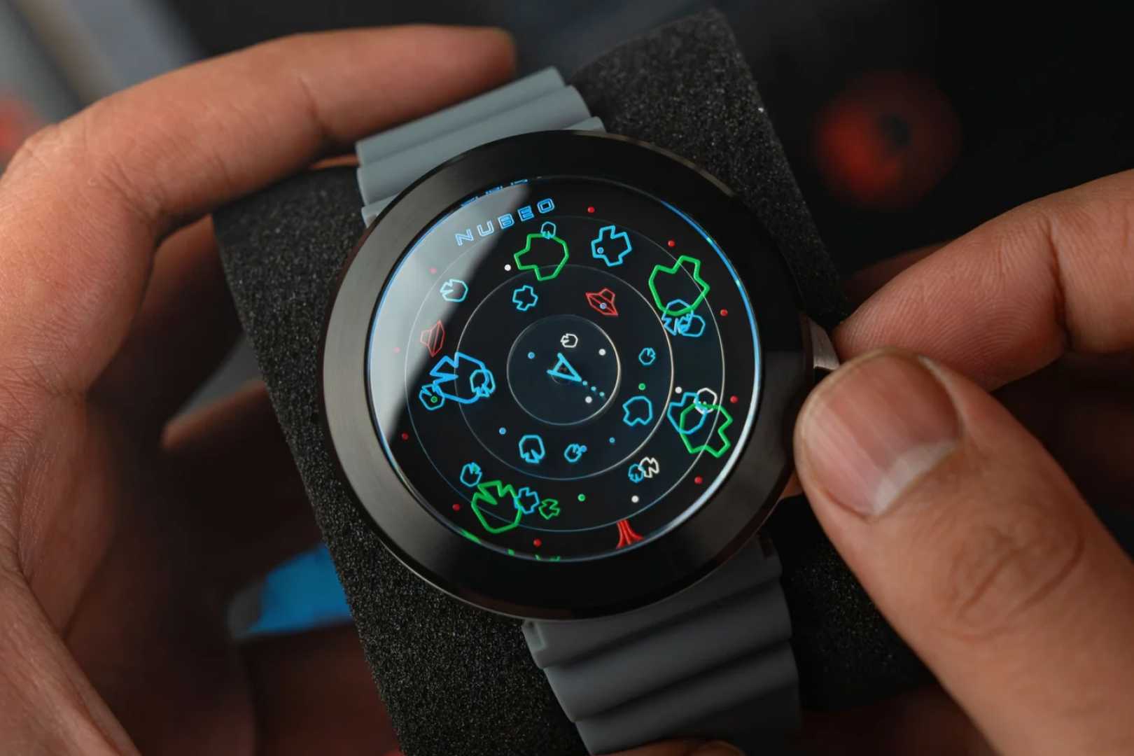 Asteroids Inspired Watch With Ufo Hands