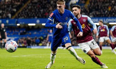 Aston Villa Vs Chelsea Premier League Match Action