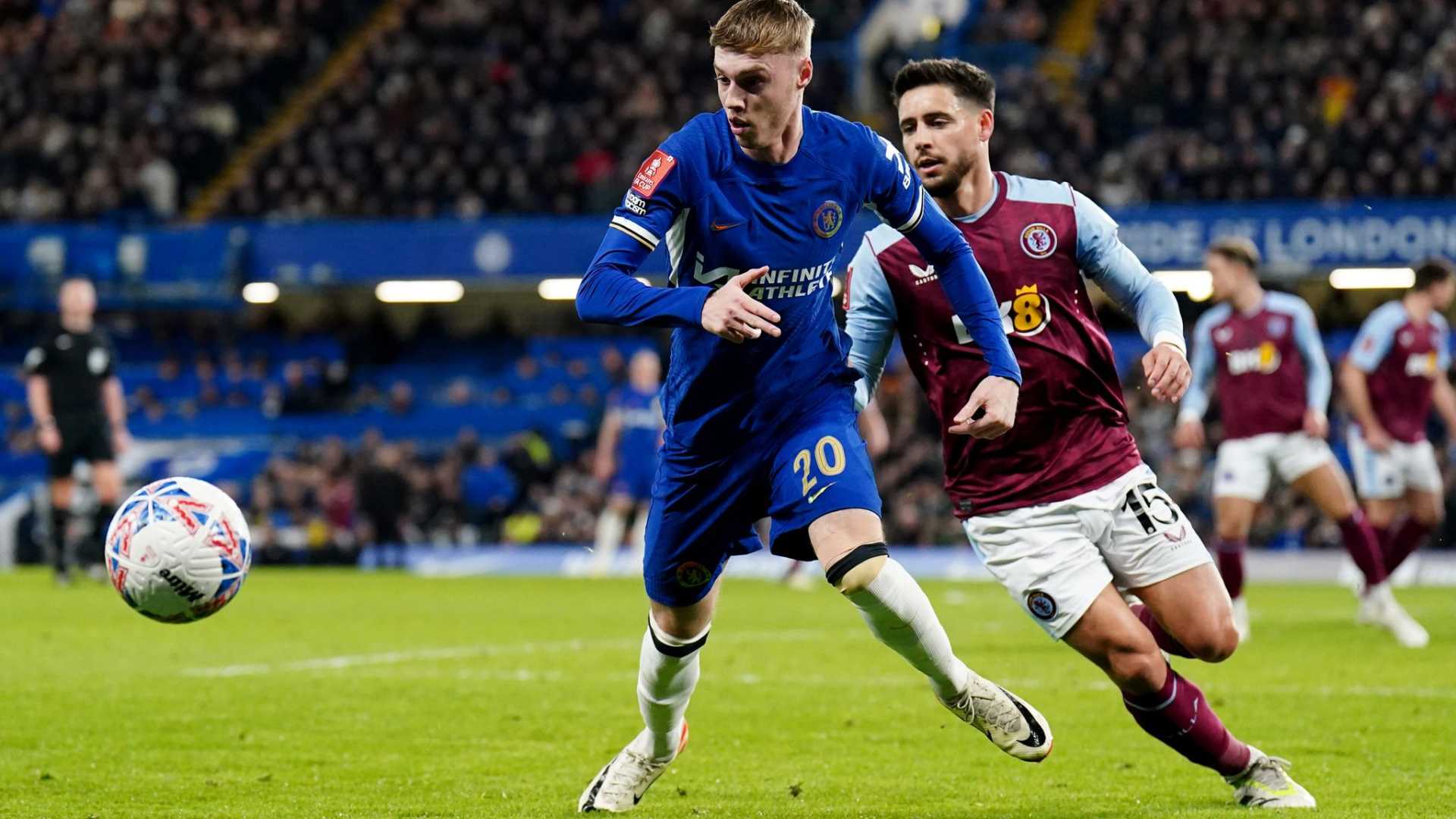 Aston Villa Vs Chelsea Premier League Match Action