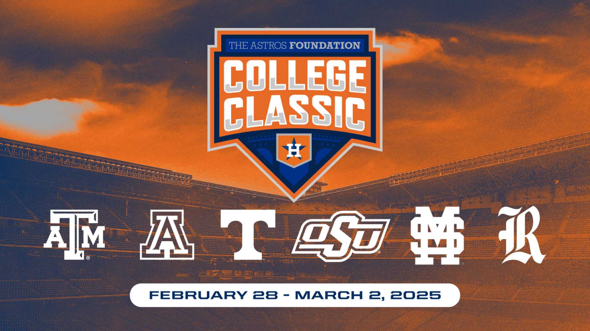 Astros Foundation College Classic Baseball Tournament 2025