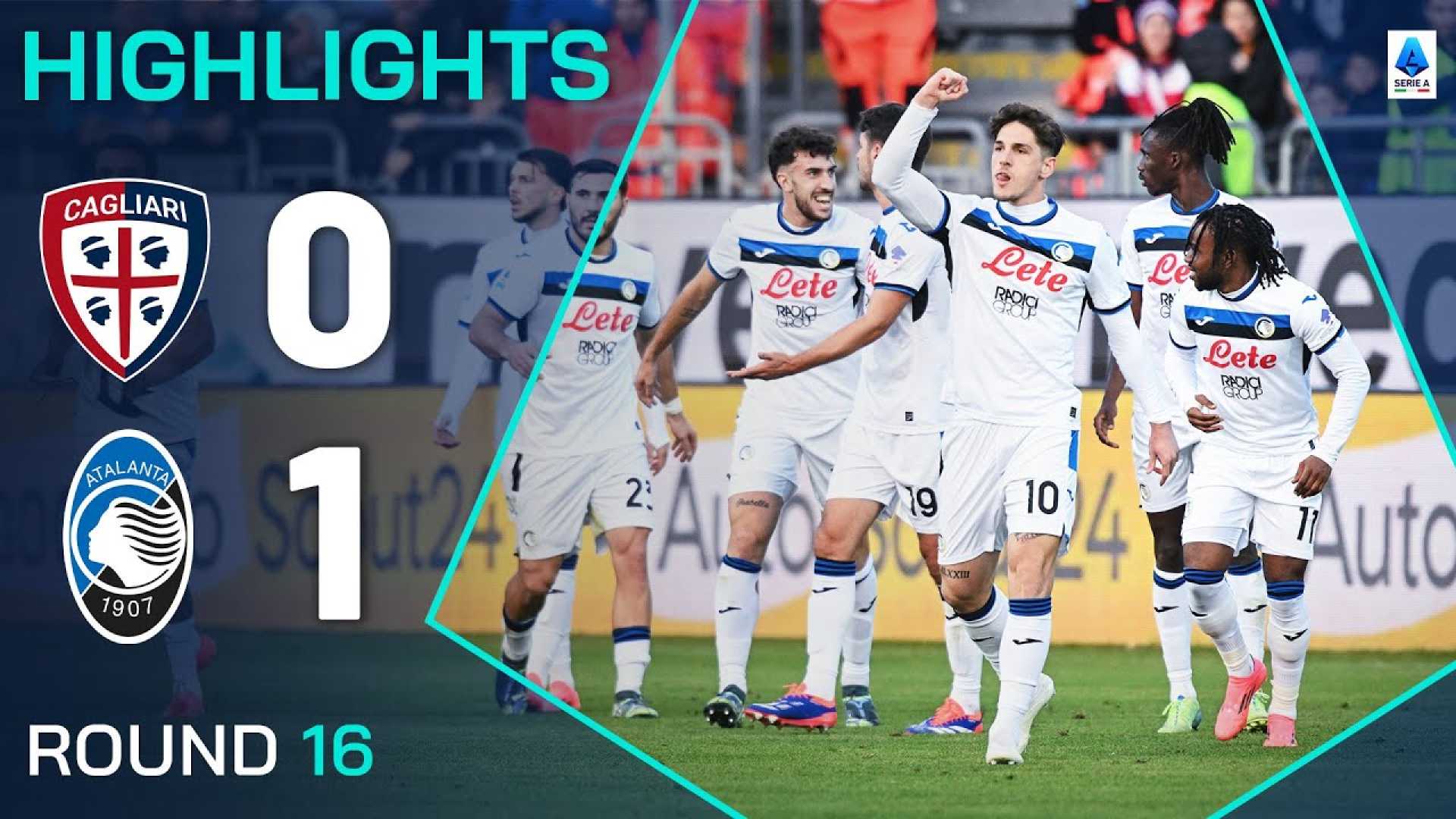 Atalanta Cagliari Serie A Match Highlights