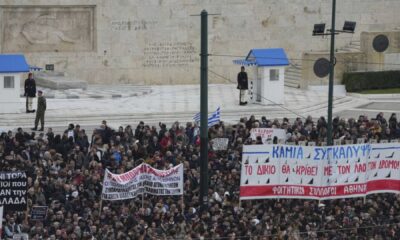 Athens Protests Train Crash Anniversary February 28 2025