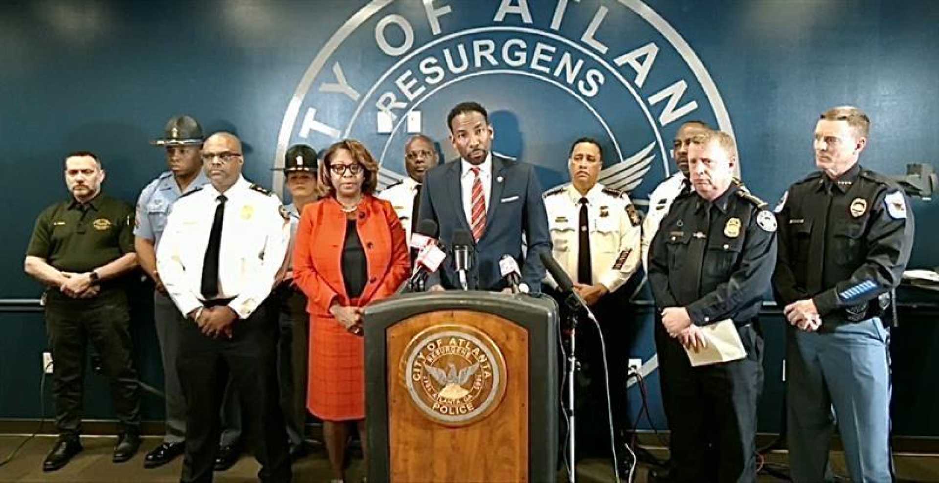 Atlanta Police Press Conference Shooting Gang Violence