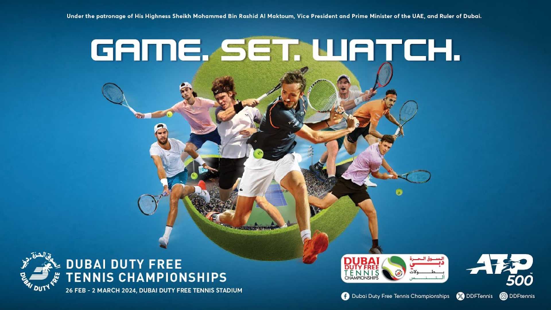 Atp Dubai Tennis Championships 2024 Match Highlights