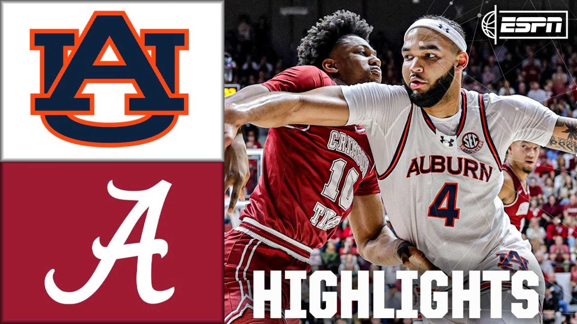 Auburn Alabama College Basketball Game