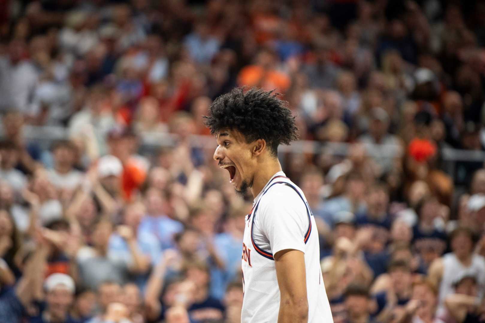 Auburn Basketball Player Chad Baker Mazara Practicing