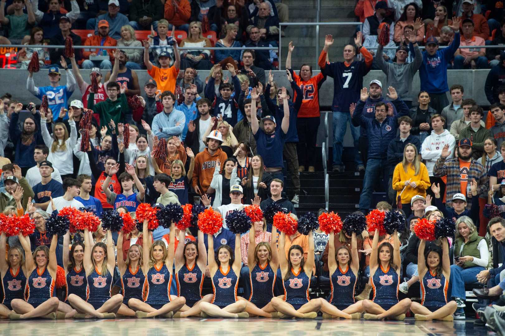 Auburn Tigers Basketball Team Vs Vanderbilt