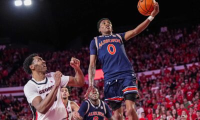 Auburn Vs Georgia Basketball Game Action