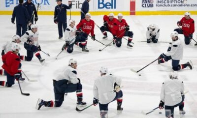 Auston Matthews Team Usa Practice 4 Nations Face Off