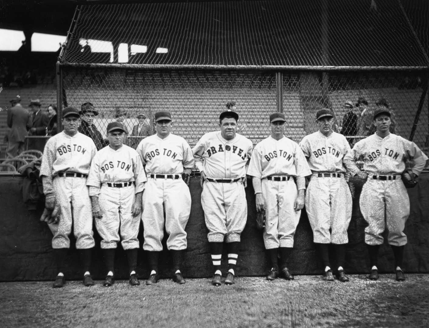 Babe Ruth Boston Braves Historical Image