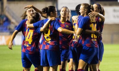 Barcelona Vs Espanyol Women's Football Match Scene