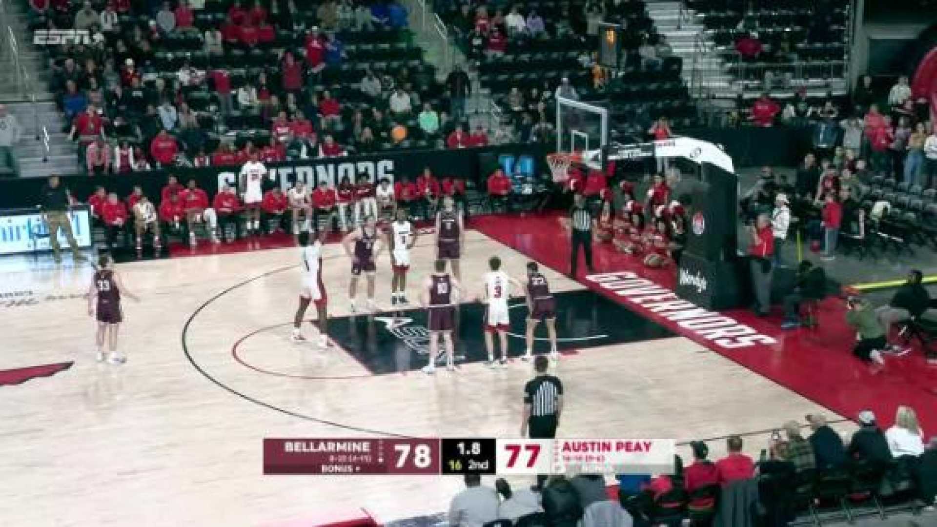 Bellarmine Knights Vs Austin Peay Governors Basketball