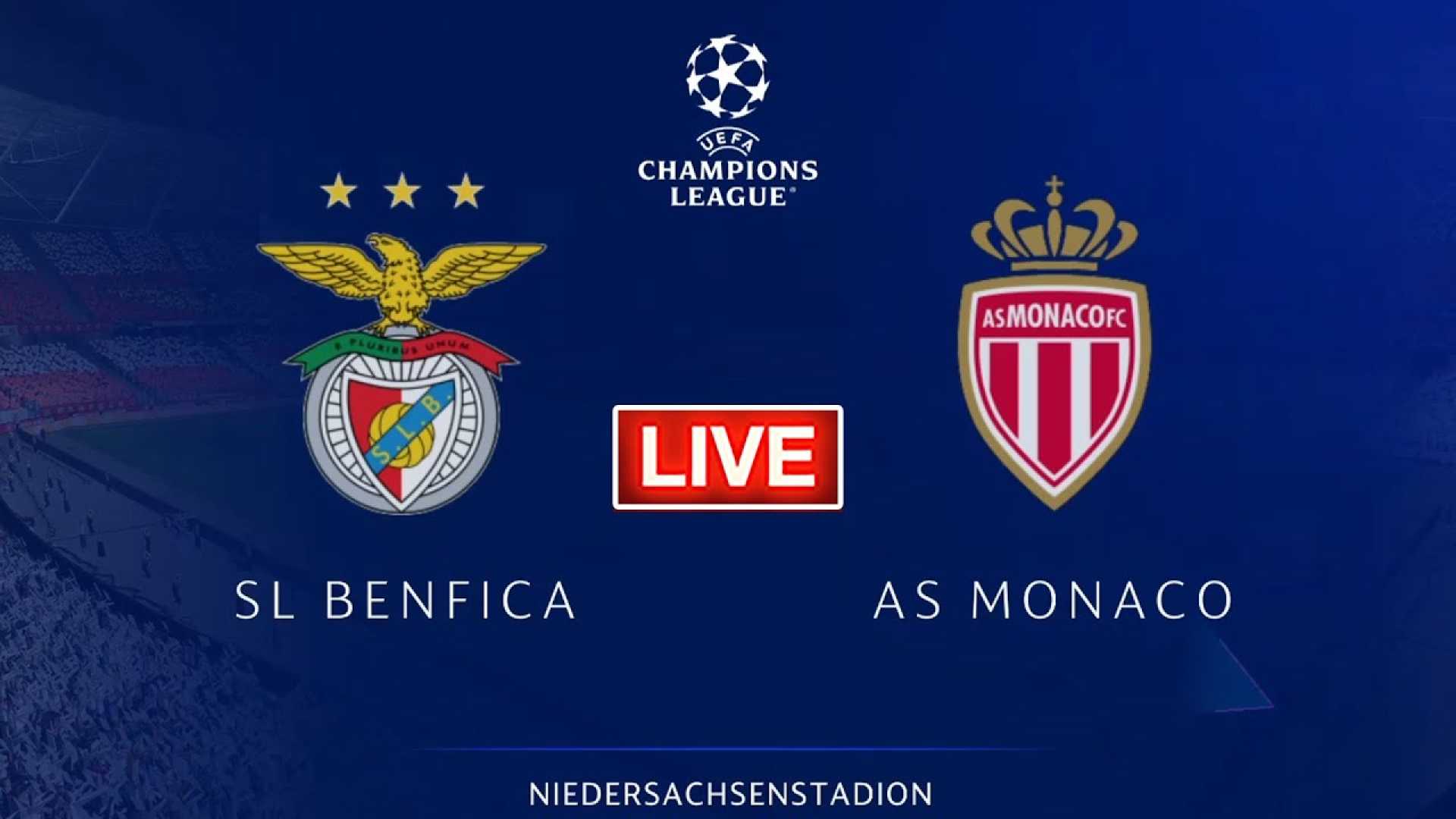 Benfica Vs Monaco Champions League Football