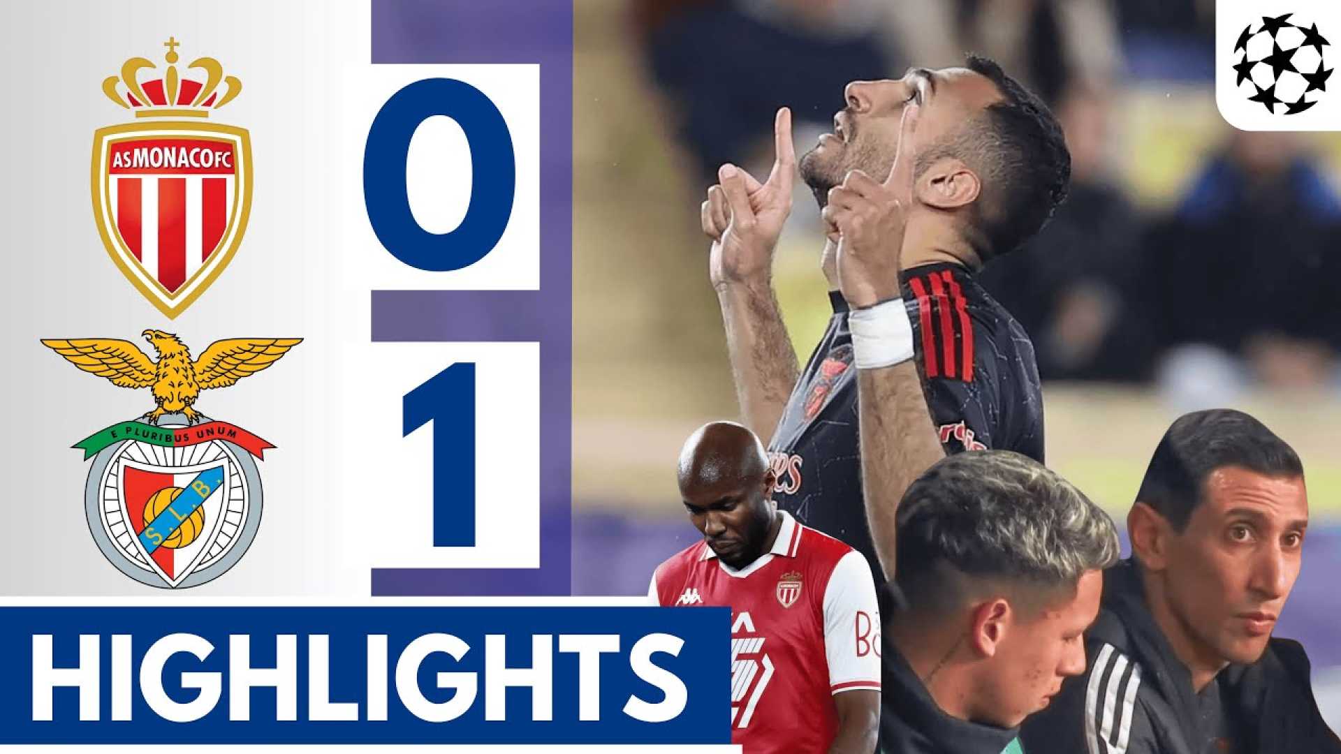 Benfica Vs Monaco Champions League Highlights