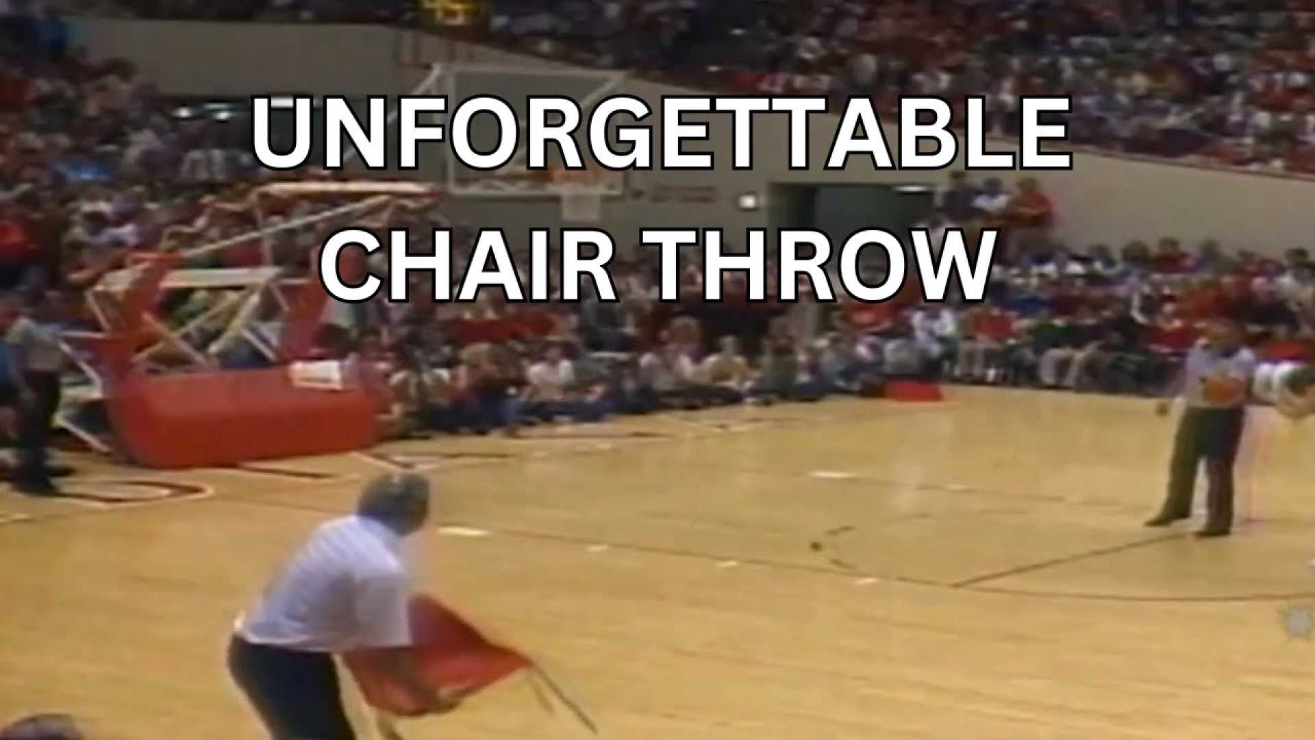 Bob Knight Chair Toss Anniversary Indiana Basketball