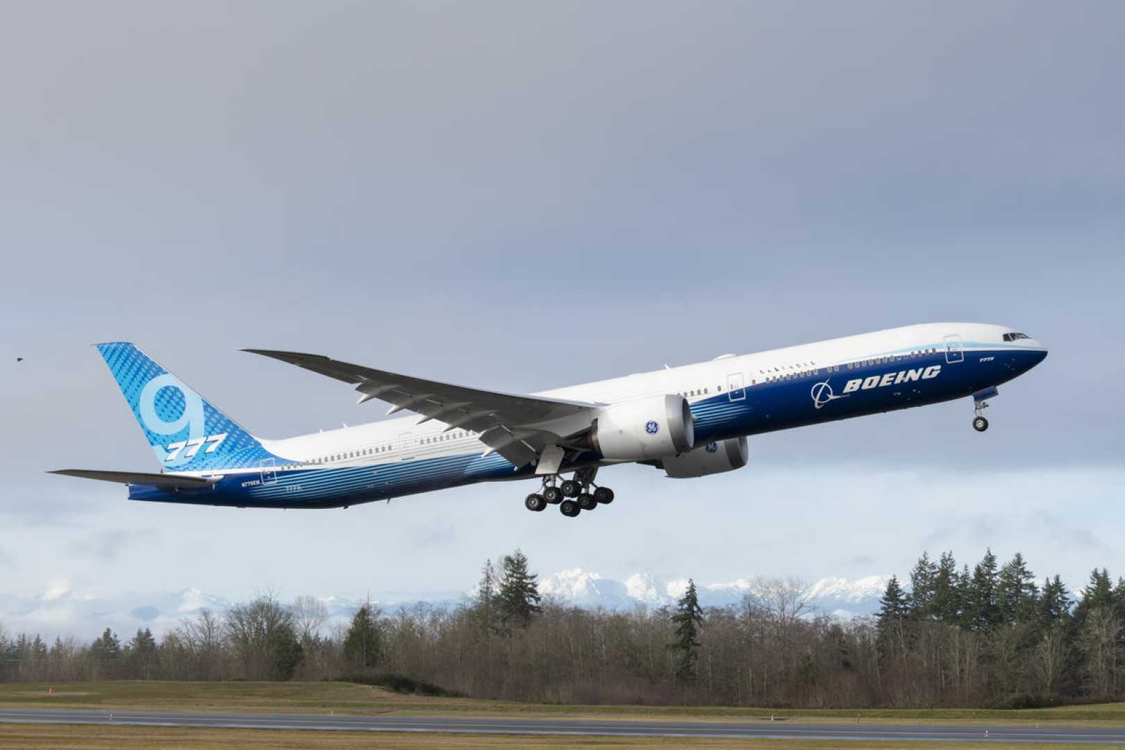 Boeing 777x Aircraft Test Flight