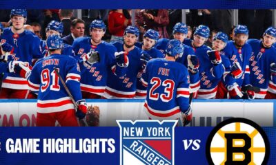 Boston Bruins Vs New York Rangers 2024 Hockey Game