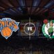 Boston Celtics Vs New York Knicks Nba Game Madison Square Garden