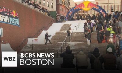 Boston City Hall Plaza Street Snowboarding Event