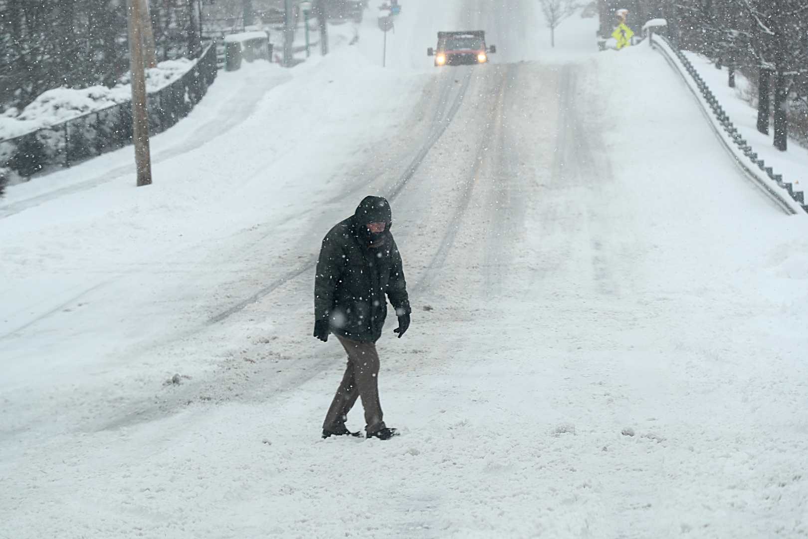 Boston Winter Storm Commute Icy Roads