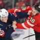 Brady Tkachuk Usa Hockey Fight February 2025