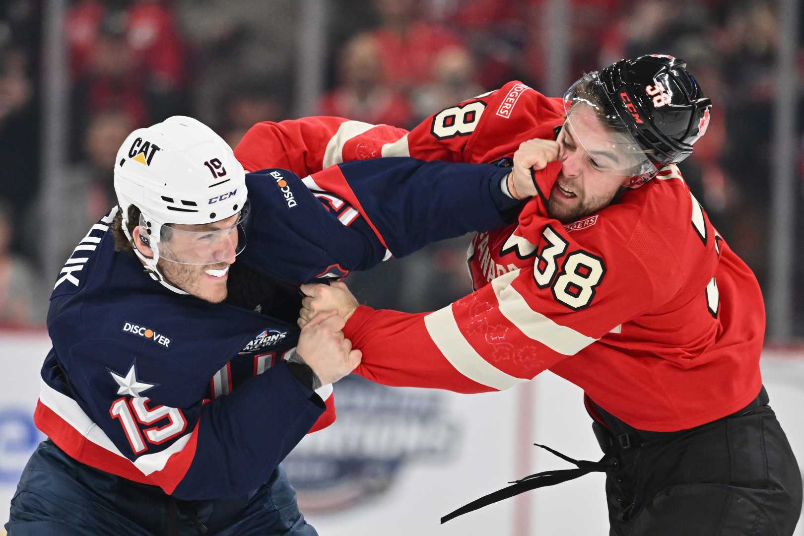 Brady Tkachuk Usa Hockey Fight February 2025