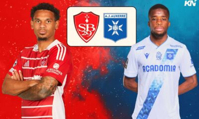 Brest Vs Auxerre Ligue 1 Soccer Match