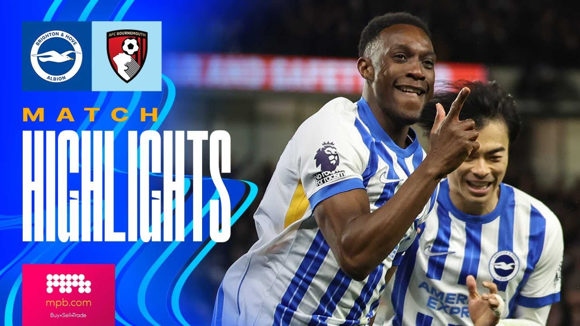 Brighton Vs Bournemouth Premier League Match