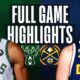 Bucks Vs Nuggets Nba Game Highlights