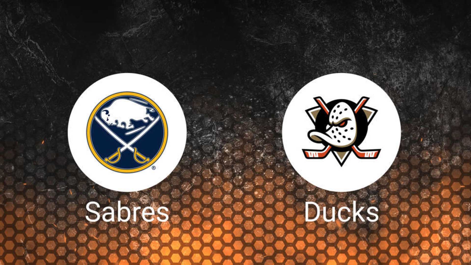 Buffalo Sabres Vs Anaheim Ducks Hockey Matchup