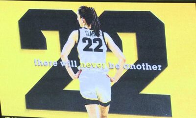 Caitlin Clark Carver Hawkeye Arena Jersey Retirement