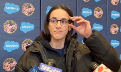 Caitlin Clark Indiana Fever Media Day Glasses