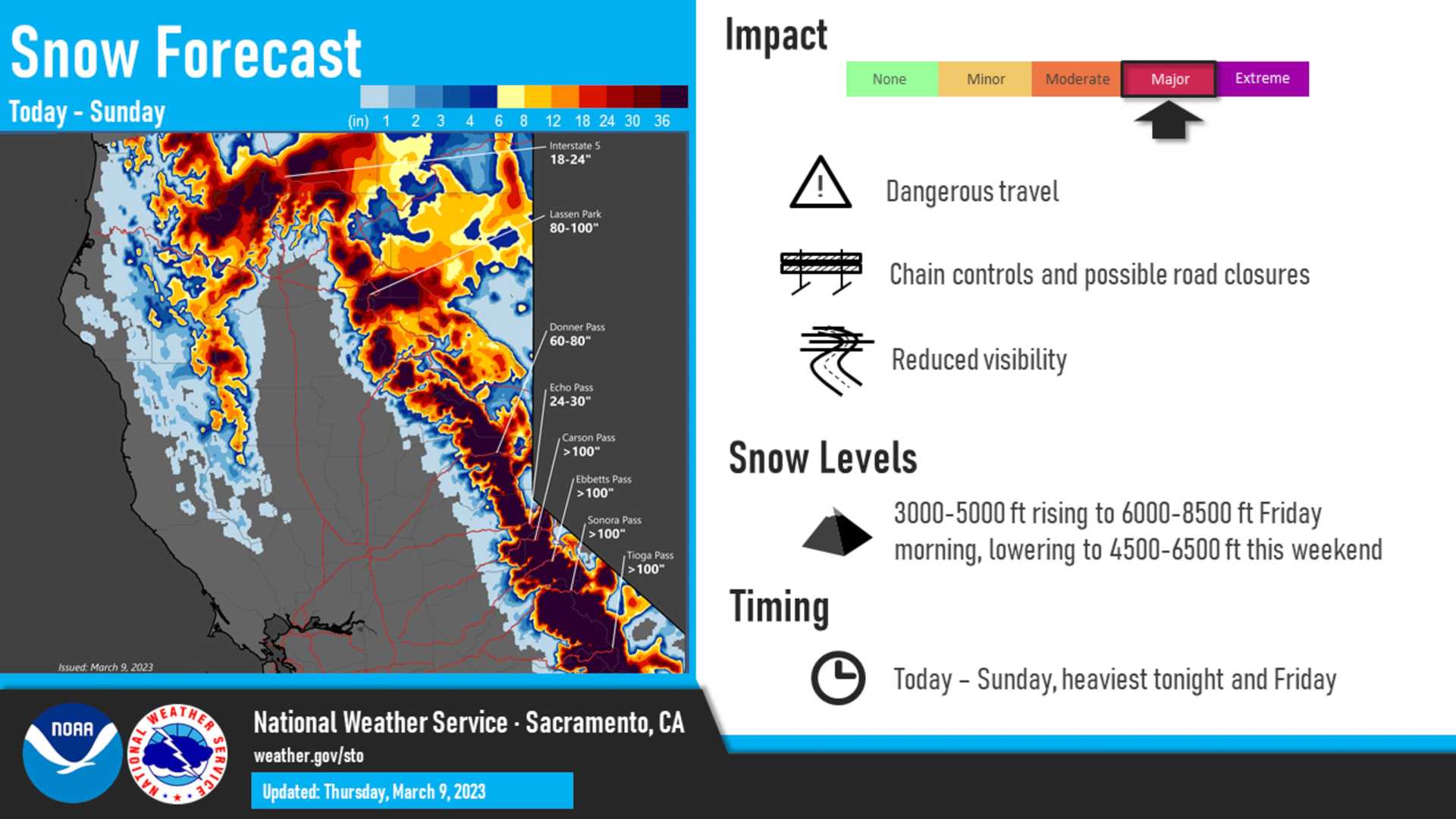 California Winter Storm Forecast Flooding Travel Impact