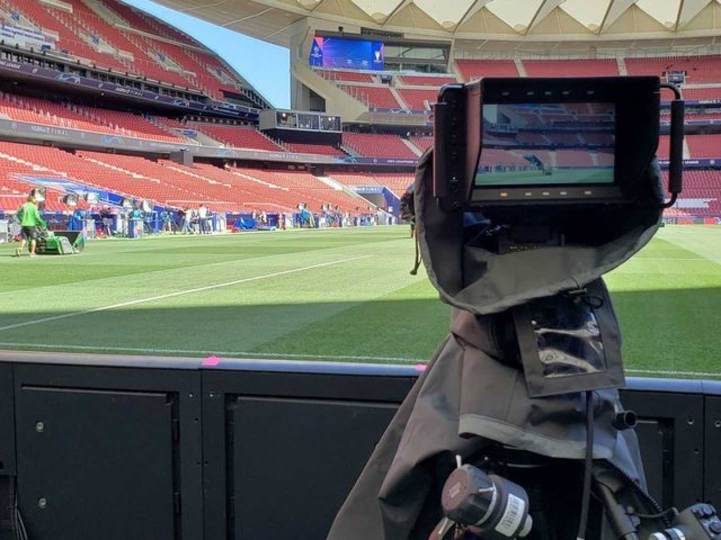 Canal+ Champions League Broadcast Studio Setup