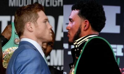 Canelo Álvarez David Benavidez Boxing Faceoff