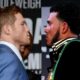 Canelo Álvarez David Benavidez Boxing Faceoff