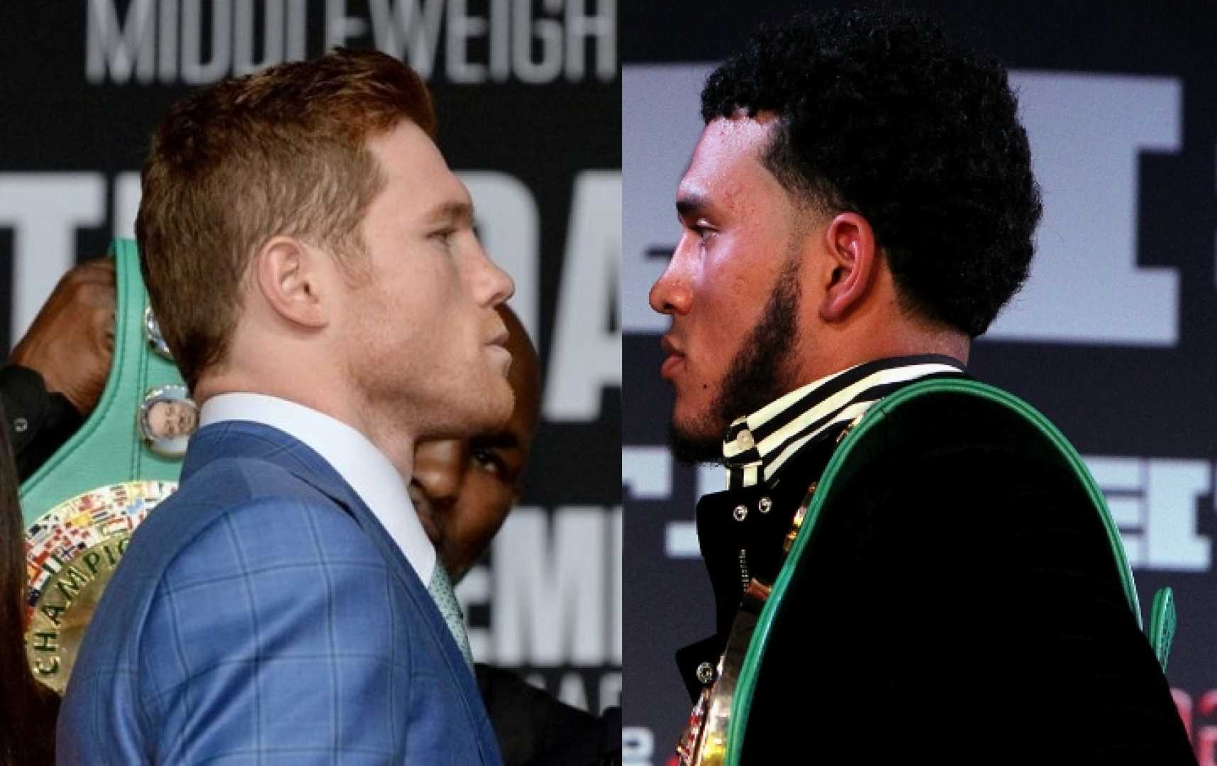 Canelo Álvarez David Benavidez Boxing Faceoff