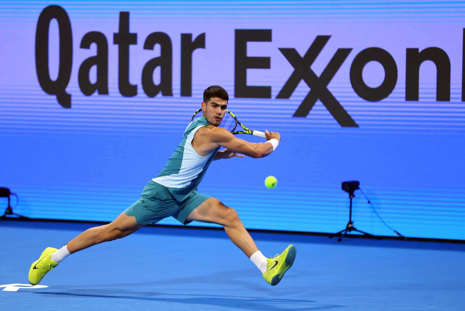 Carlos Alcaraz Tennis Qatar Open Match