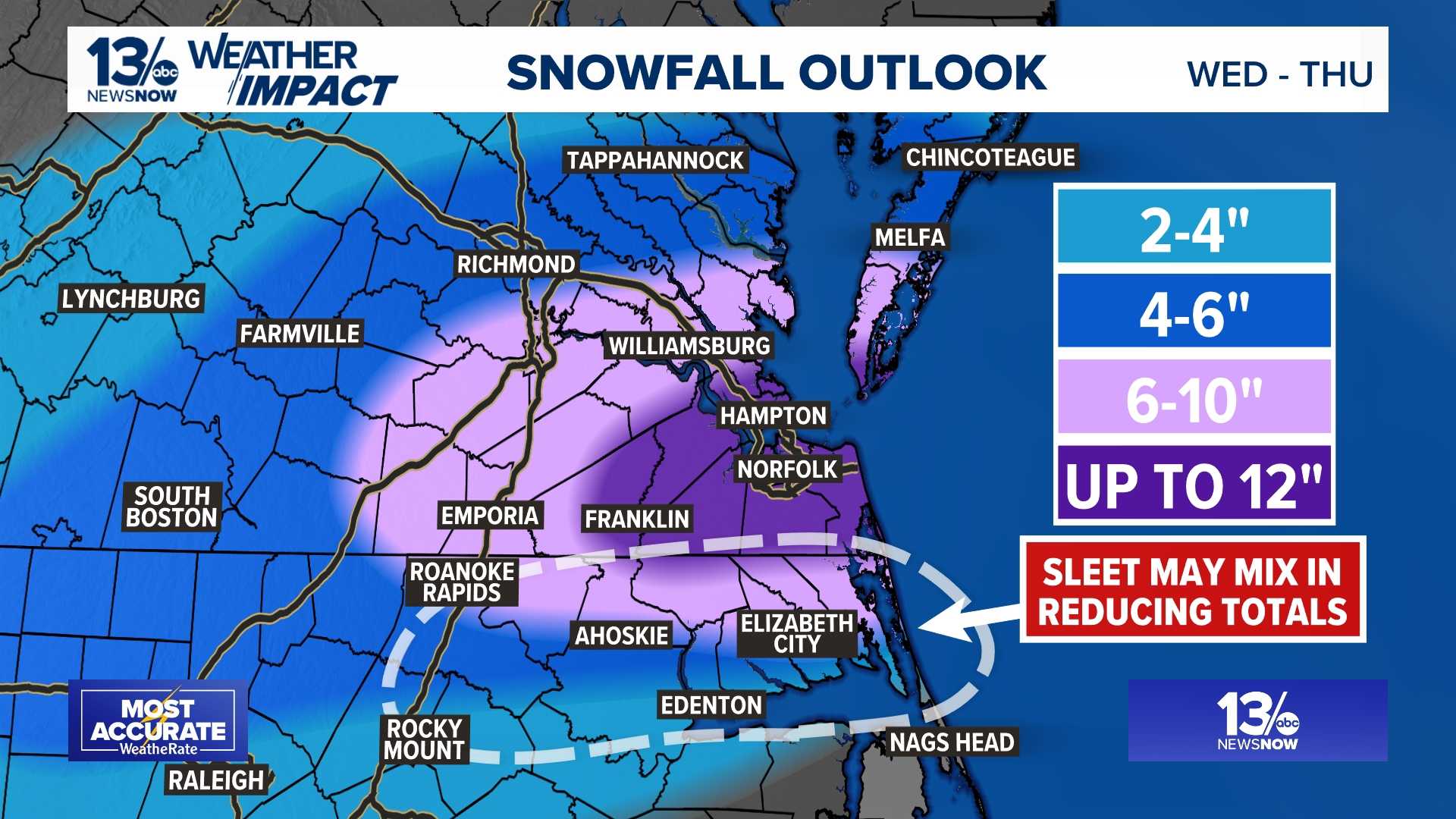 Carolina Winter Storm Snow Forecast