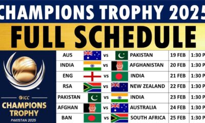 Champions Trophy 2025 Cricket Match Details